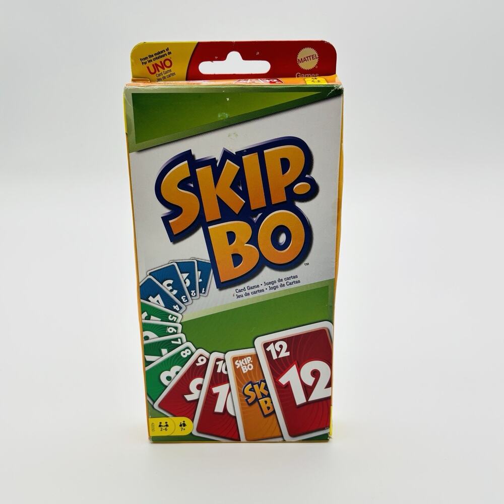 Mattel Skip-Bo Card Game Complete New in Box & Manual